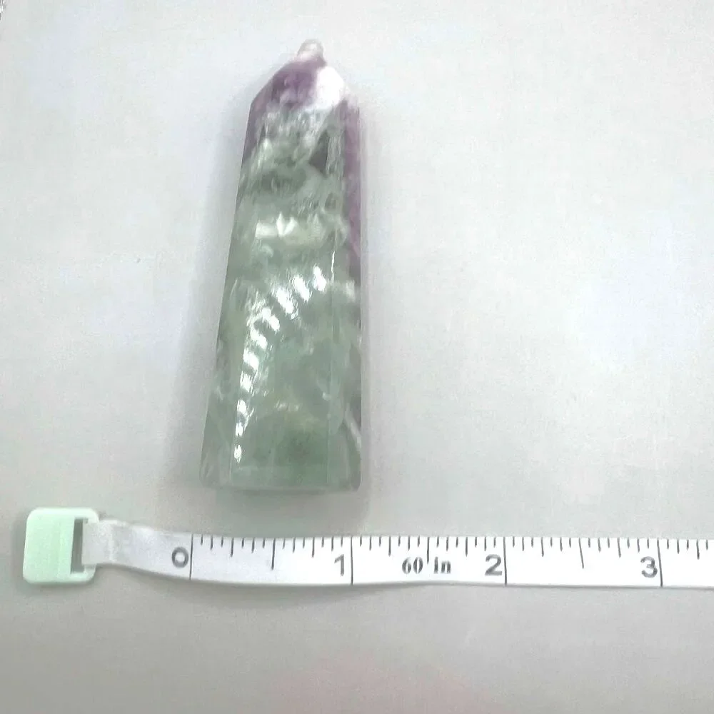 Snowflake/Feather Fluorite Point